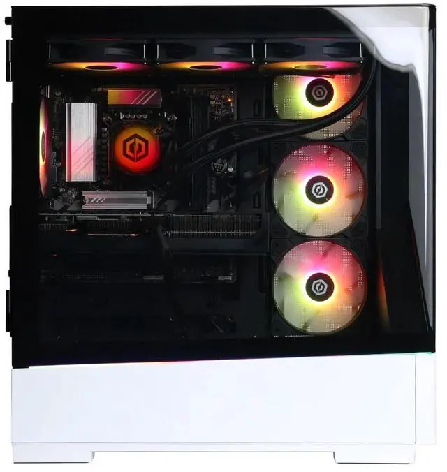 Alt view image 5 of 5 - CyberPowerPC Gamer Xtreme Gaming Desktop, Intel Core Ultra 5 250KF Plus, NVIDIA GeForce RTX 5070 12GB, 16GB DDR5, 1TB SSD, White, GXi4800WST