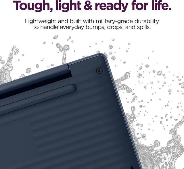 Alt view image 5 of 6 - Lenovo Chromebook m 14" - Everyday Laptop - Google Gemini - MediaTek Kompanio 540 CPU - 14" WUXGA IPS Display - 8GB RAM - 64GB UFS Storage - Integrated Arm Mali-G57 MC2 GPU - Cosmic Blue