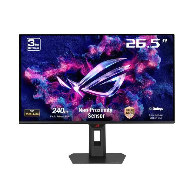 Main image of ASUS ROG Strix OLED 27" 1440P Gaming Monitor (XG27AQDMESZ) - QHD, QD-OLED, 240Hz, 0.03ms