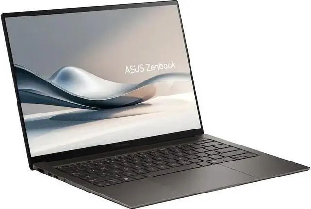 Alt view image 2 of 6 - ASUS - Zenbook S 14 14" 3K OLED Touch Screen Laptop - Copilot+ PC - Intel Core Ultra 7 - 32GB RAM - 1TB SSD - Zumaia Gray