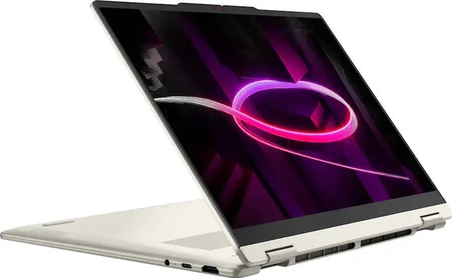 Alt view image 4 of 6 - Lenovo - Yoga 7a 2-in-1 14" 2K OLED Touchscreen Laptop - AMD Ryzen AI 5 430 2026- 16GB Memory - 512GB SSD - Copilot+ PC - Seashell