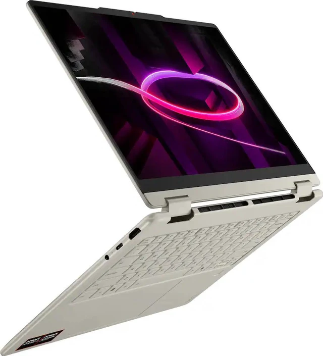 Alt view image 3 of 6 - Lenovo - Yoga 7a 2-in-1 14" 2K OLED Touchscreen Laptop - AMD Ryzen AI 5 430 2026- 16GB Memory - 512GB SSD - Copilot+ PC - Seashell