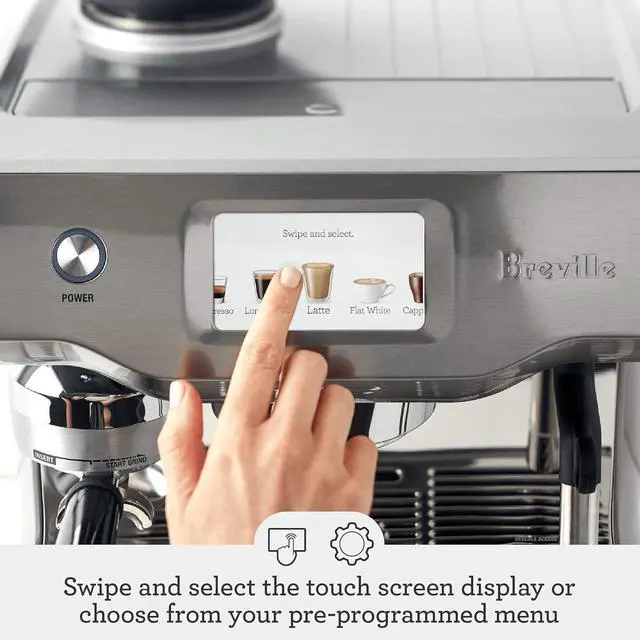 Alt view image 3 of 4 - Breville Oracle Touch Espresso Machine BES990BTR, Black Truffle