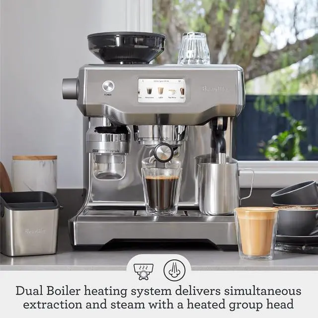 Alt view image 2 of 4 - Breville Oracle Touch Espresso Machine BES990BTR, Black Truffle