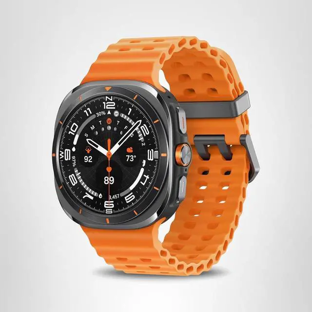 Main image of Samsung Galaxy Watch Ultra (2025) 47mm LTE Smartwatch, Titanium Casing, Advanced Sleep Coaching, Running Coach, Energy Score, Heart Rate Tracking, GPS, Titanium Gray