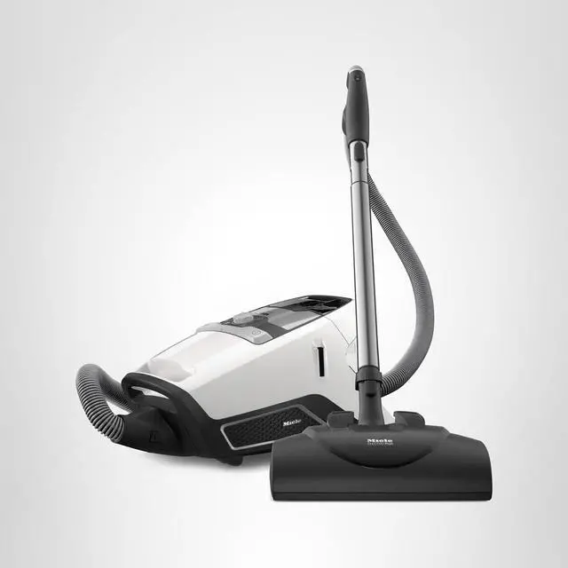 Main image of Miele Blizzard CX1 Cat & Dog Bagless Canister Vacuum, Lotus White - Pet Hair, Portable