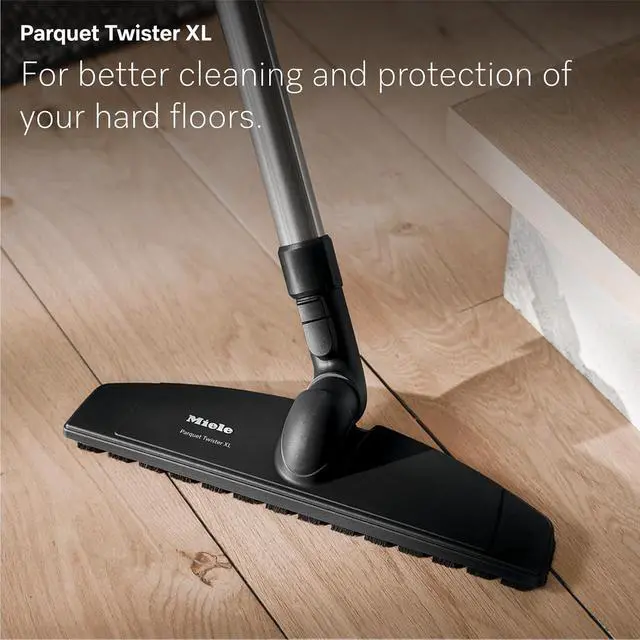Alt view image 3 of 5 - Miele Guard M1 Parquet XL Hard Floor Bagged Canister Vacuum Cleaner with High Suction Power, Designed for Special Care of Hard Floors and Low-Pile Carpet, in Brilliant White