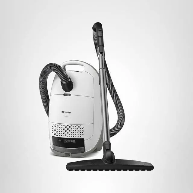 Main image of Miele Guard M1 Parquet XL Hard Floor Bagged Canister Vacuum Cleaner with High Suction Power, Designed for Special Care of Hard Floors and Low-Pile Carpet, in Brilliant White