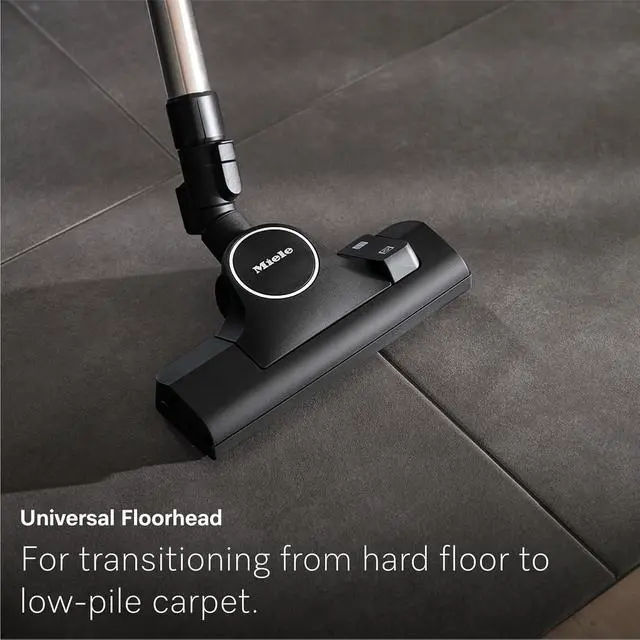 Alt view image 4 of 5 - Miele Guard M1 Parquet XL Hard Floor Bagged Canister Vacuum Cleaner with High Suction Power, Designed for Special Care of Hard Floors and Low-Pile Carpet, in Brilliant White