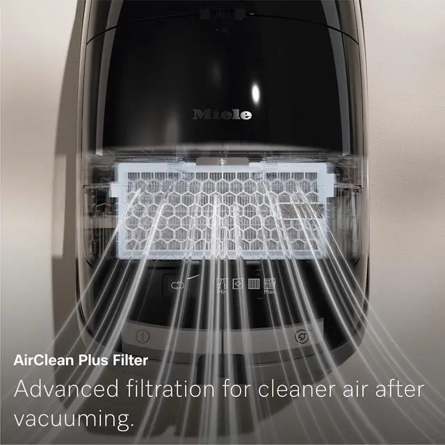 Alt view image 5 of 5 - Miele Guard M1 Parquet XL Hard Floor Bagged Canister Vacuum Cleaner with High Suction Power, Designed for Special Care of Hard Floors and Low-Pile Carpet, in Brilliant White