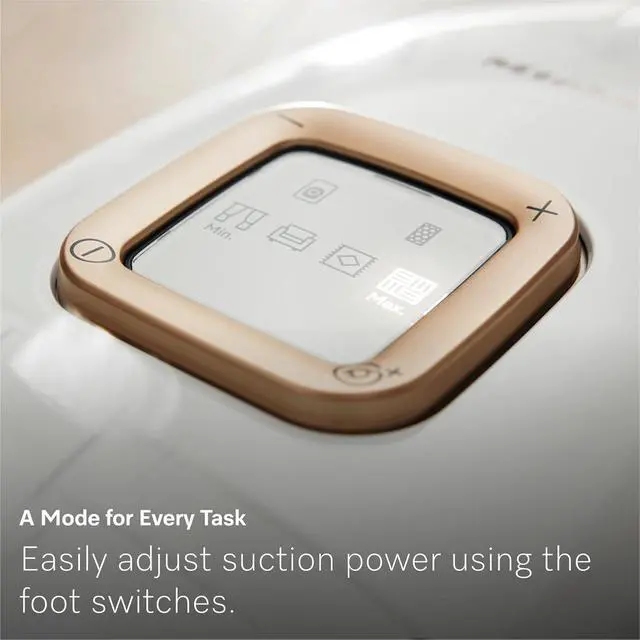 Alt view image 3 of 5 - Miele Guard L1 AllFloor Bagged Canister Vacuum Cleaner with AirClean Plus Filter, AllTeQ Universal Floorhead, and AllFloor Floorbrush, LED Display Panel, in Obsidian Black/Rose Gold