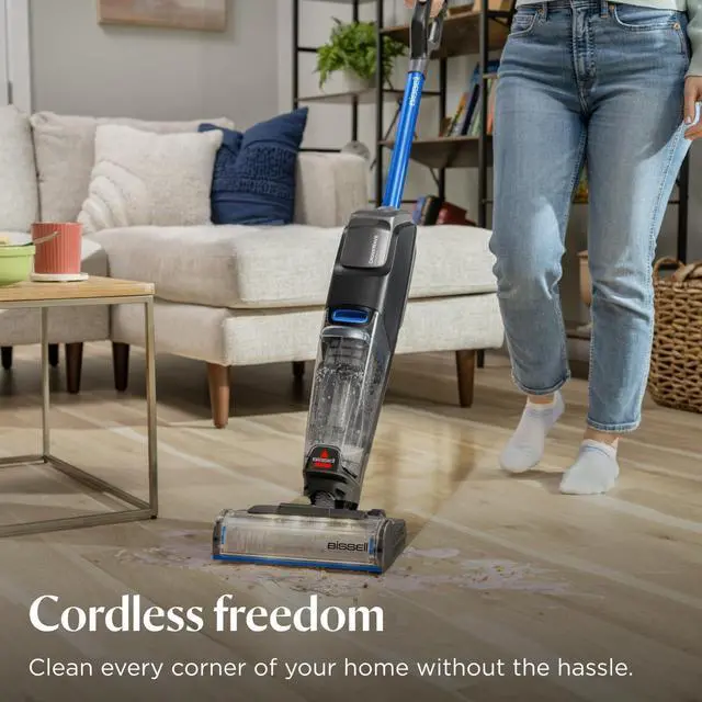 Alt view image 2 of 5 - Bissell CrossWave OmniFind Cordless Wet Dry Vacuum Mop with FurFinder Headlights, All-in-One Floor Cleaner with Powerful Suction for Hard Floors and Rugs, 3967F