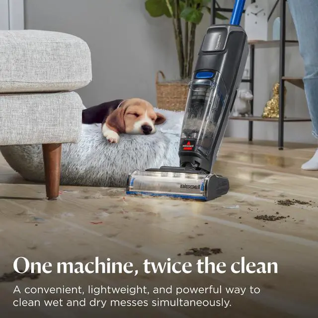 Alt view image 3 of 5 - Bissell CrossWave OmniFind Cordless Wet Dry Vacuum Mop with FurFinder Headlights, All-in-One Floor Cleaner with Powerful Suction for Hard Floors and Rugs, 3967F