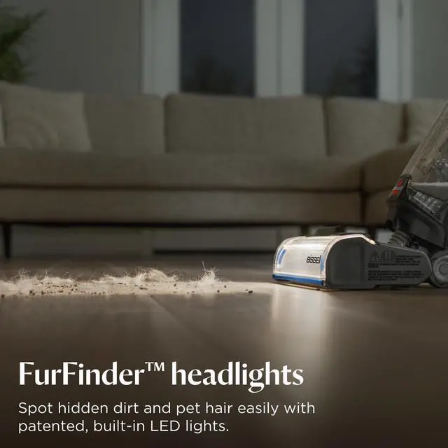 Alt view image 5 of 5 - Bissell CrossWave OmniFind Cordless Wet Dry Vacuum Mop with FurFinder Headlights, All-in-One Floor Cleaner with Powerful Suction for Hard Floors and Rugs, 3967F