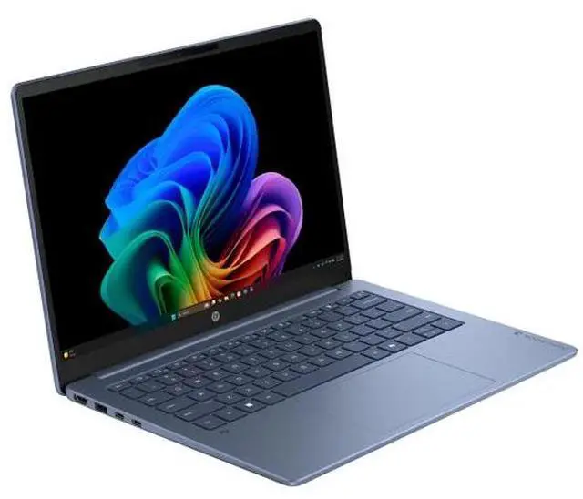 Alt view image 4 of 6 - HP OmniBook 3 14" Next Gen AI Laptop - Qualcomm Snapdragon X - Copilot+ PC - 2K OLED (1920 x 1200) - 16GB Memory - 512GB SSD - Windows 11 Home