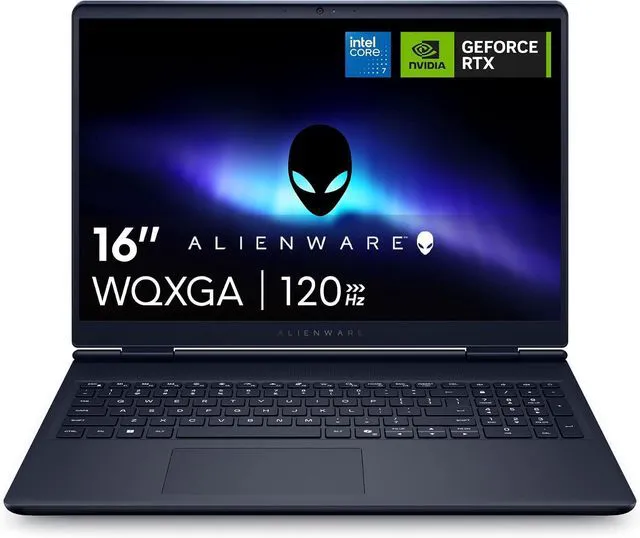 Main image of Alienware 16 Aurora Gaming Laptop AC16250-16-inch WQXGA 120Hz Display,Intel Core 7 Processor (Series 2) 240H Processor,16GB DDR5 RAM,512GB SSD, NVIDIA GeForce RTX 4050 Graphics,Windows 11 Home-Blue