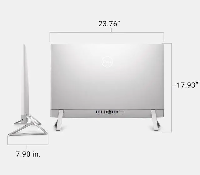 Alt view image 5 of 5 - Dell 27 All-in-One Desktop EC27250-27-inch FHD Touchscreen Display, Intel Core 7-150U Processor, 32GB DDR5 RAM, 1TB SSD, Intel Graphics, Windows 11 Home, Onsite Service - White