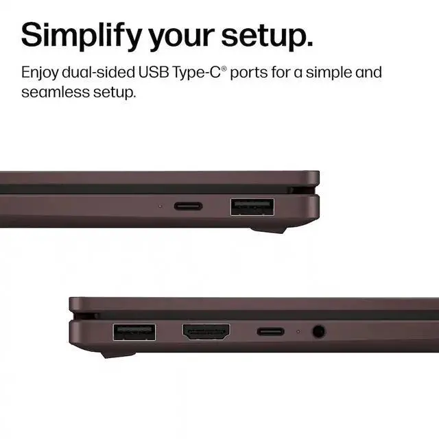 Alt view image 3 of 6 - HP - OmniBook X Flip 2-in-1 - 14" 2K OLED Touchscreen Laptop - AMD Ryzen AI 5 430 (2026) - 16GB Memory - 512GB SSD - Copilot+ - Deep Espresso