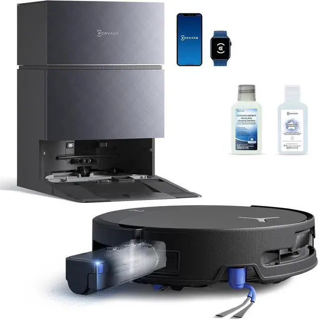 Main image of ECOVACS DEEBOT X11S PRO Omni Robot Vacuum and Mop, 30000Pa, TrueEdge Roller Mopping, Omni Station for Effortless Cleaning, 3-Min Fast Charging for Large House, ZeroTangle, AI Avoidance, YIKO Agent