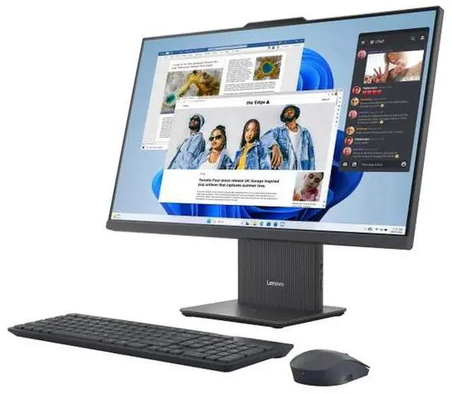 Alt view image 2 of 6 - Lenovo IdeaCentre 27" All-In-One Touchscreen Desktop AMD Ryzen AI 5 330 16GB DDR5 1TB SSD Windows 11 Home