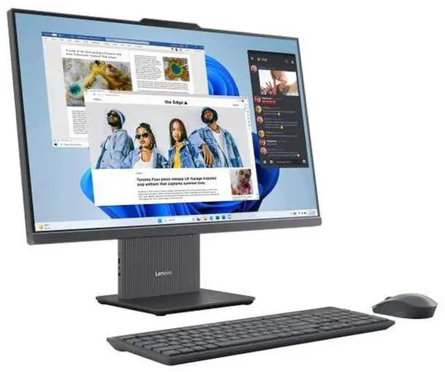 Main image of Lenovo IdeaCentre 27" All-In-One Touchscreen Desktop AMD Ryzen AI 5 330 16GB DDR5 1TB SSD Windows 11 Home