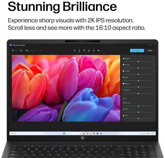 Alt view image 4 of 5 - HP - OmniBook 3 16" 2K Touchscreen Laptop - Intel Core Ultra 7 (2025) - 16GB Memory - 512GB SSD - Mica Silver