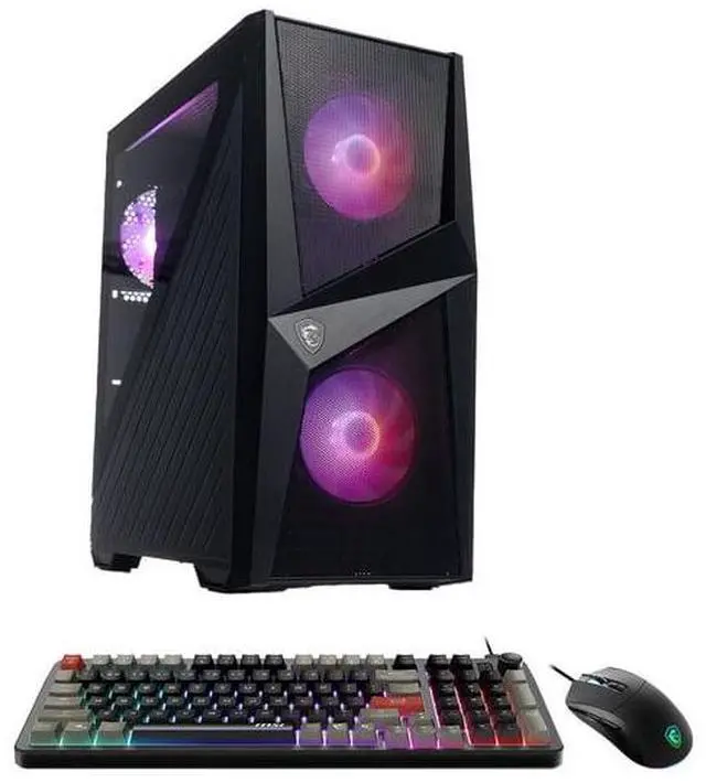 Main image of MSI Codex Z2C Gaming Desktop AMD Ryzen 7 8700F NVIDIA RTX 5060TI 8G - 16GB DDR5 1 TB SSD Win 11 Black