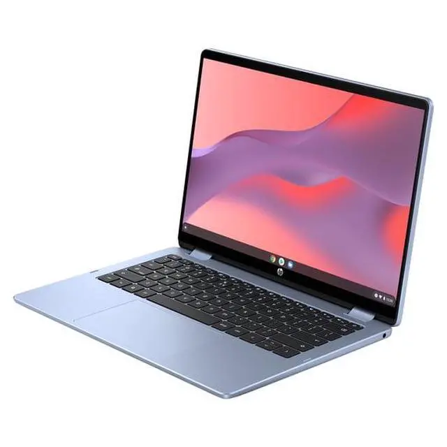 Alt view image 3 of 4 - HP Chromebook x360 14 Laptop PC 2K Chrome OS Intel N150 4GB 128GB UFS Sky Blue with Gemini