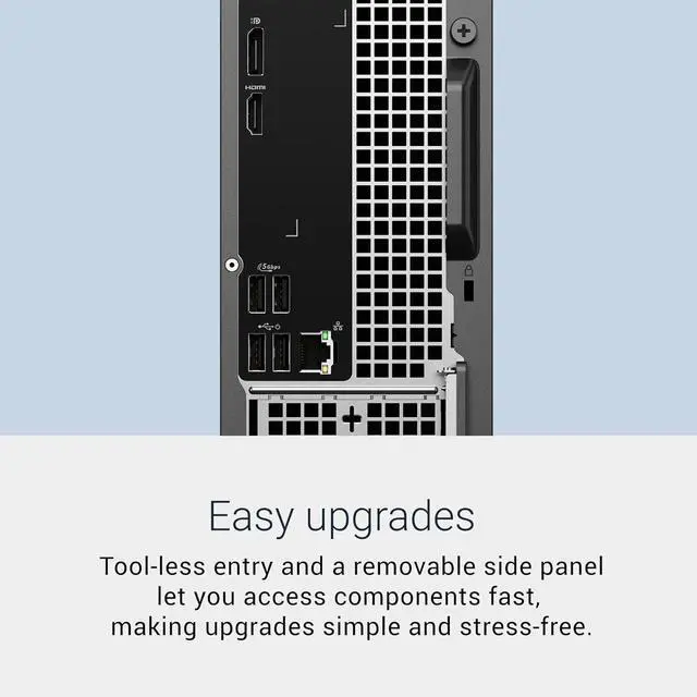 Alt view image 5 of 5 - Dell Slim Desktop, AMD Ryzen 5 150, 16GB RAM, 512GB SSD, Windows 11 Home | AMD Radeon 660M, Wi-Fi 6, Bluetooth, Dell Wired Keyboard, McAfee+ Premium 30-day trial, Mail In Service 15-Month Warranty