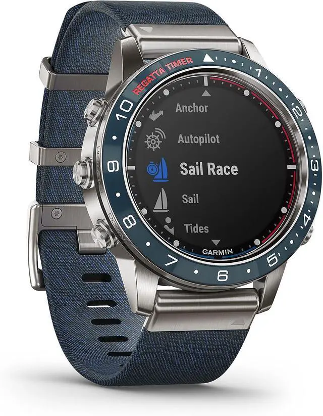 Alt view image 2 of 2 - Garmin MARQ Captain, Men's Luxury Tool Watch with Advanced Nautical Features, Track Wind Speed, Direction, Temperature and Tide Information