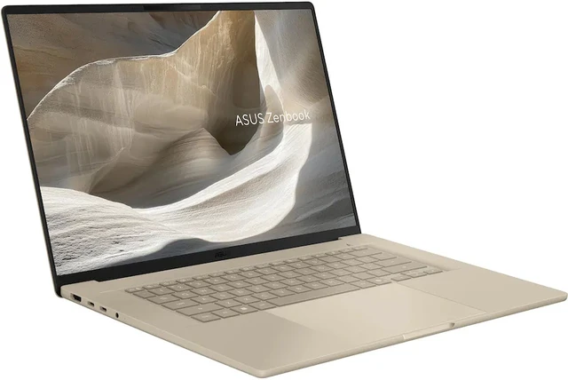Alt view image 4 of 5 - ASUS - Zenbook A16 16" 3K OLED Touchscreen Laptop - Snapdragon X2 Elite Extreme 2026 - 48GB Memory - 512GB Storage -Copilot+ PC - Zabriskie Beige