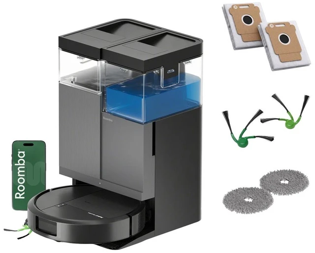 Main image of iRobot Roomba Plus 417Z Robot Vacuum and Mop + AutoWash Dock with Odor-Control