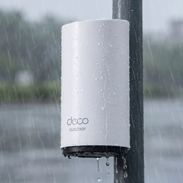 Alt view image 2 of 5 - TP-Link Deco 7 Pro BE11000 Weatherproof Outdoor Tri-Band Wi-Fi 7 Whole Home Mesh Router