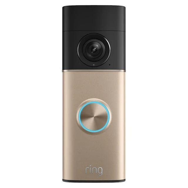Alt view image 4 of 6 - Ring Battery Doorbell Plus (2nd Gen) with Chime (3rd Gen) and Sandstone Faceplate