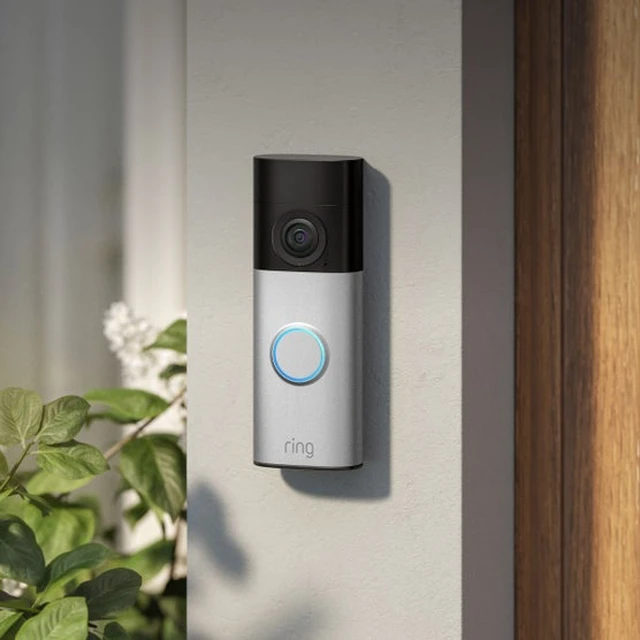 Alt view image 6 of 6 - Ring Battery Doorbell Plus (2nd Gen) with Chime (3rd Gen) and Sandstone Faceplate