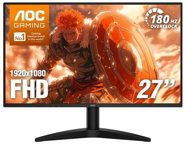 Main image of AOC G27MC36N 27" Gaming Monitor FHD 180Hz Monitor HDMI & DP Port - BLACK