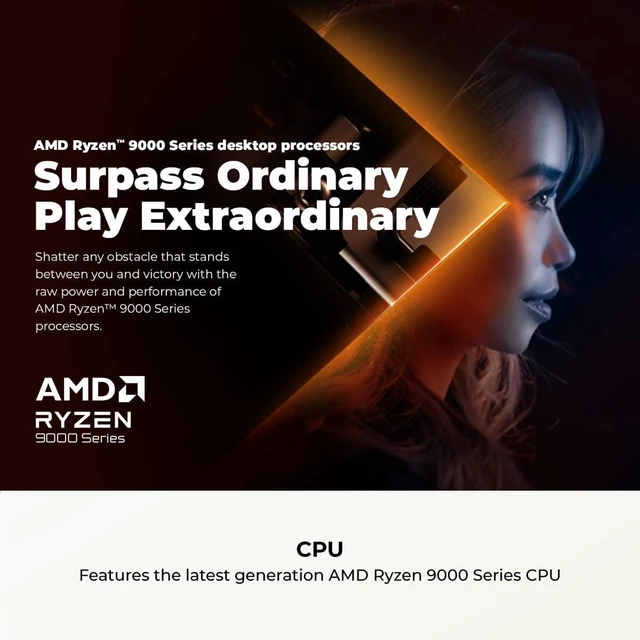 Alt view image 6 of 6 - CyberPowerPC Gaming PC, AMD Ryzen 9 9900X, GeForce RTX 5070 12GB Gamer Xtreme, 32GB DDR5, 1TB PCIe 4.0 SSD, WiFi Ready & Windows 11 Home (GXiVR8080A41)