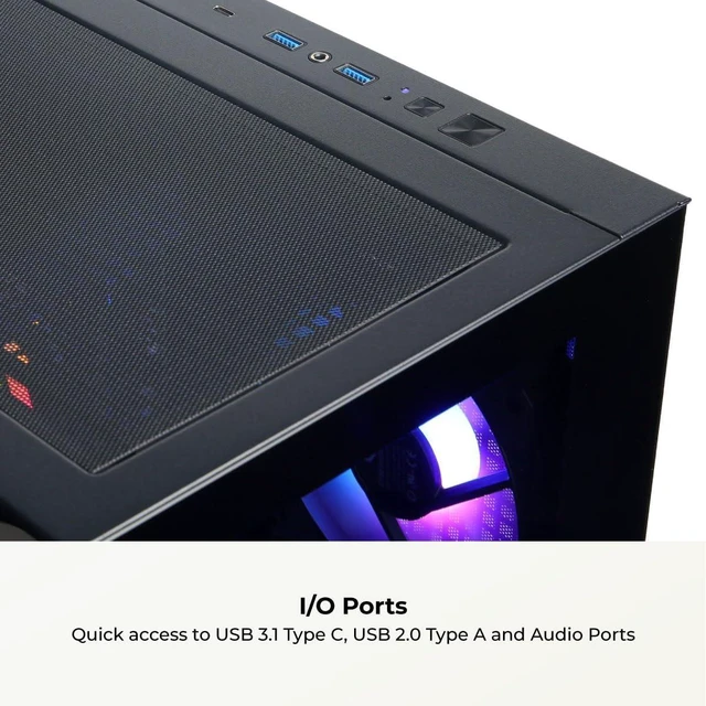 Alt view image 5 of 6 - CyberPowerPC Gaming PC, AMD Ryzen 9 9900X, GeForce RTX 5070 12GB Gamer Xtreme, 32GB DDR5, 1TB PCIe 4.0 SSD, WiFi Ready & Windows 11 Home (GXiVR8080A41)