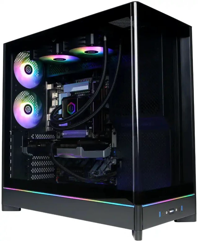 Alt view image 3 of 6 - CyberPowerPC - Gaming Desktop - Intel Core Ultra 7 265F - NVIDIA GeForce RTX 5070 12GB - 16GB DDR5 Memory - 1TB SSD Storage - Black