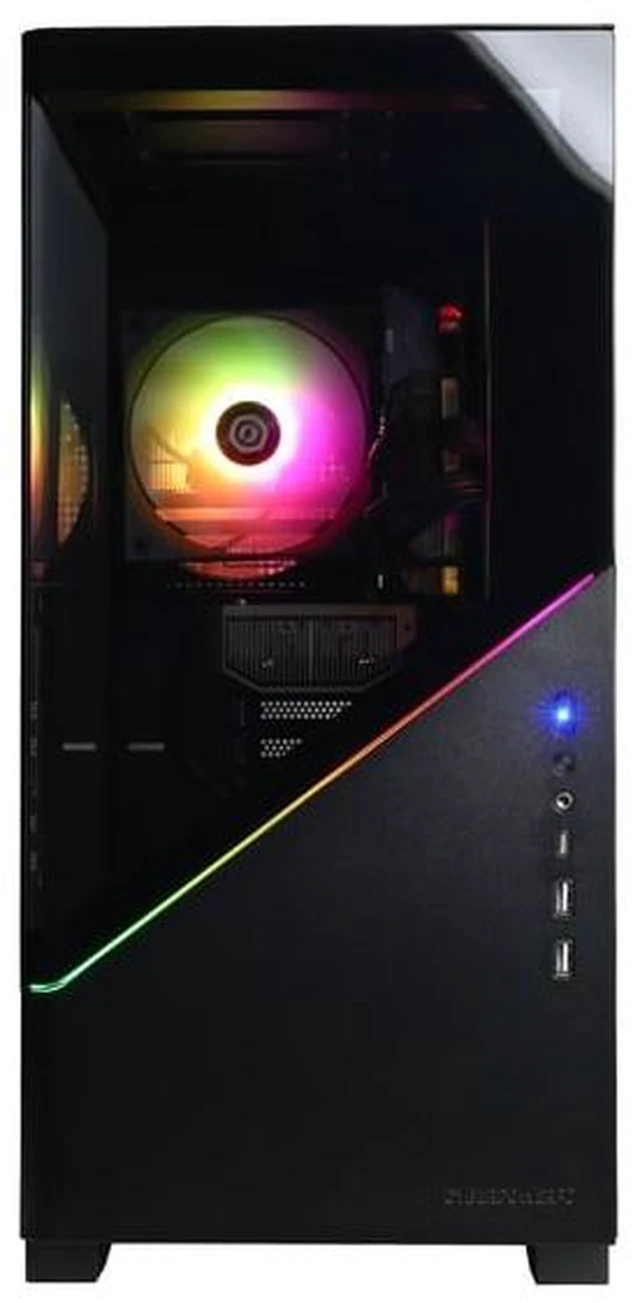 Alt view image 4 of 5 - CyberPowerPC Gamer Master Gaming Desktop, AMD Ryzen 5 8400F, NVIDIA GeForce RTX 5060 8GB, 16GB DDR5, 1TB SSD, Black, GMA7300WSTV2