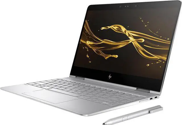 Alt view image 2 of 6 - HP 13-AC013DX Spectre x360 2-in-1 13.3" Touch-Screen Laptop - Intel Core i7 - 8GB Memory - 256GB Solid State Drive - Natural silver KABY LAKE Tablet PC Touchscreen Notebook Computer Intel HD
