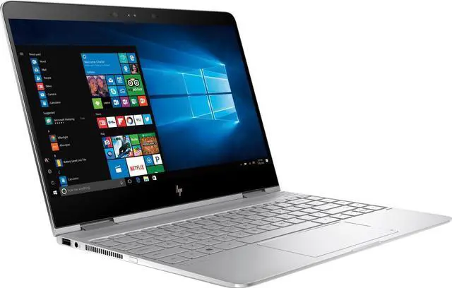 Alt view image 4 of 6 - HP 13-AC013DX Spectre x360 2-in-1 13.3" Touch-Screen Laptop - Intel Core i7 - 8GB Memory - 256GB Solid State Drive - Natural silver KABY LAKE Tablet PC Touchscreen Notebook Computer Intel HD