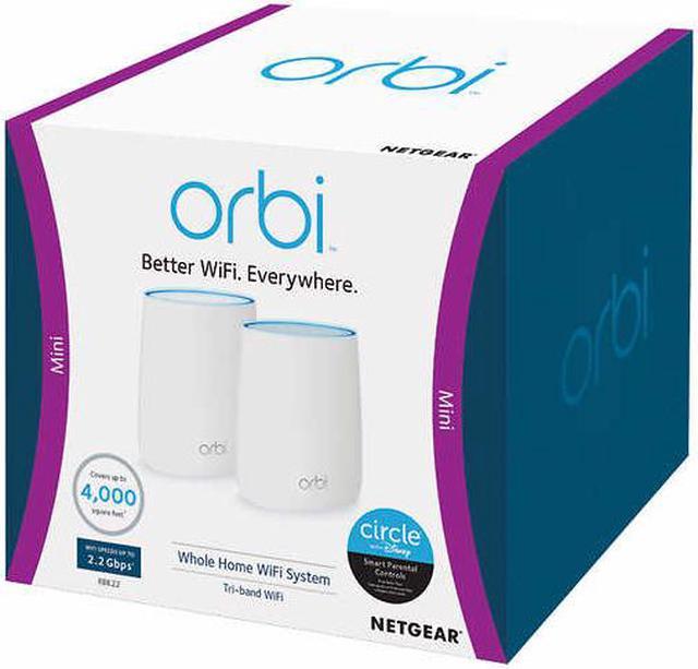 NETGEAR RBK22 high quality Orbi Mini Whole Home Tri-Band WiFi System RBK22