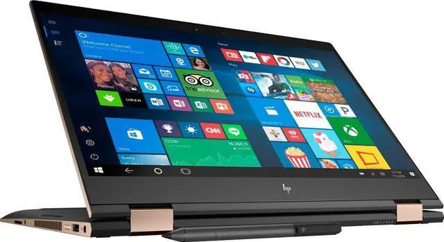Alt view image 4 of 5 - HP 15-CH011DX Spectre x360 2-in-1 15.6" 4K Ultra HD Touch-Screen Laptop - Intel Core i7 - 16GB Memory - 512GB SSD - HP Finish In Dark Ash Silver Tablet Notebook w Stylus Active Pen