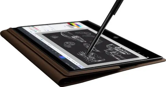 Main image of HP Spectre Folio 13-ak0013dx 2-in-1 Laptop - 13.3" FHD IPS Touchscreen, Intel Core i7-8500Y (1.5 GHz), 8 GB Memory, 256 GB SSD, Backlit Keyboard, WiFi + BT 4.2, Windows 10 Home, Cognac Brown Leather