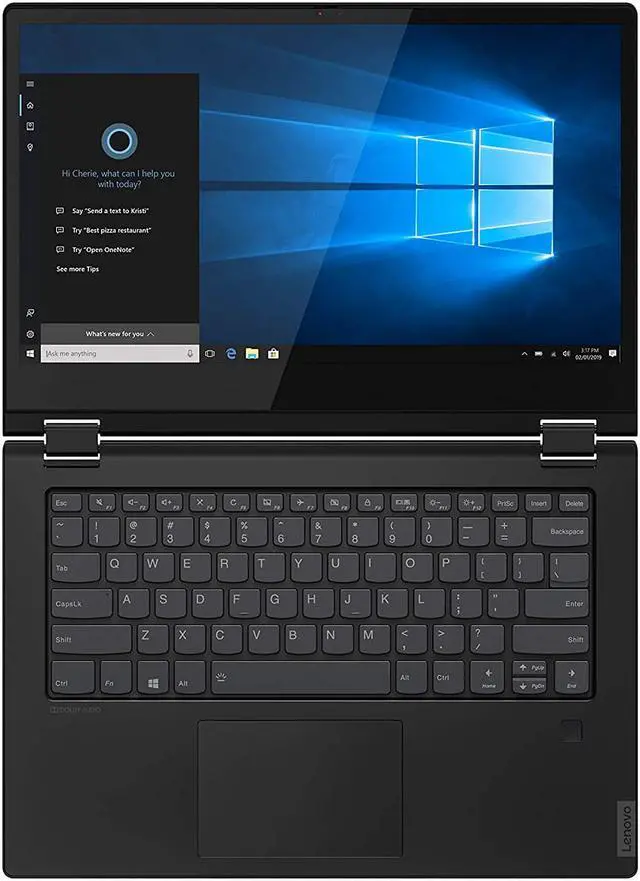 Alt view image 4 of 15 - Lenovo Flex 14 2-in-1 Convertible Laptop, 14 Inch FHD (1920 X 1080) Touchscreen Display, AMD Ryzen 5 3500U Processor, Radeon Vega 8 Graphics, 8GB DDR4 RAM, 256GB NVMe SSD, Win 10, Black, Pen Included
