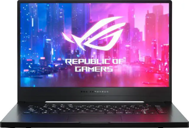Alt view image 5 of 7 - ASUS - 15.6" Gaming Laptop - AMD Ryzen 7 - 16GB Memory - NVIDIA GeForce GTX 1660 Ti Max-Q - 512GB Solid State Drive - Metalic Hairline Black Notebook PC Computer GA502DU-BR7N6