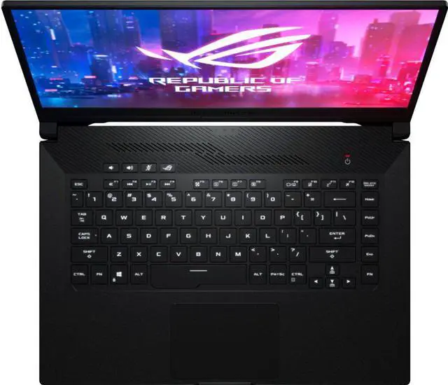 Alt view image 6 of 7 - ASUS - 15.6" Gaming Laptop - AMD Ryzen 7 - 16GB Memory - NVIDIA GeForce GTX 1660 Ti Max-Q - 512GB Solid State Drive - Metalic Hairline Black Notebook PC Computer GA502DU-BR7N6