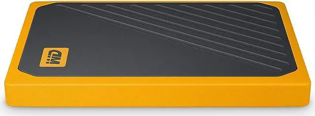 Alt view image 3 of 14 - WD 500G My Passport Go SSD Amber Portable External Storage, USB 3.0 - WDBMCG5000AYT-WESN