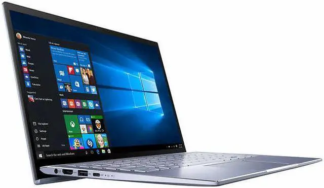 Alt view image 5 of 18 - ASUS ZenBook 14 UX431FN-IH74 Ultra-thin and Light 14-inch FHD Laptop, Intel Core i7-8565U, 16 GB RAM, 512 GB PCIE SSD, GeForce MX150, Windows 10, Silver Blue
